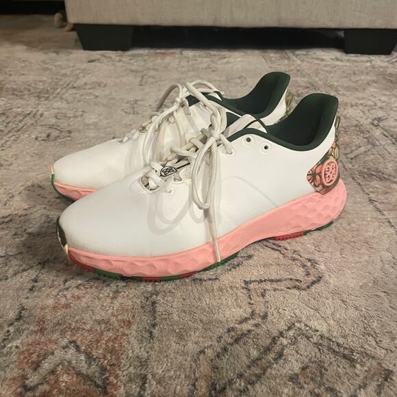 G/FORE x Barstool MG4+ Women's Golf Shoe SZ 7 Pink & Green Floral MSRP $250 EUC - Picture 6 of 12